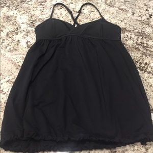 NWOT Lululemon Rehearsal Tank in Black